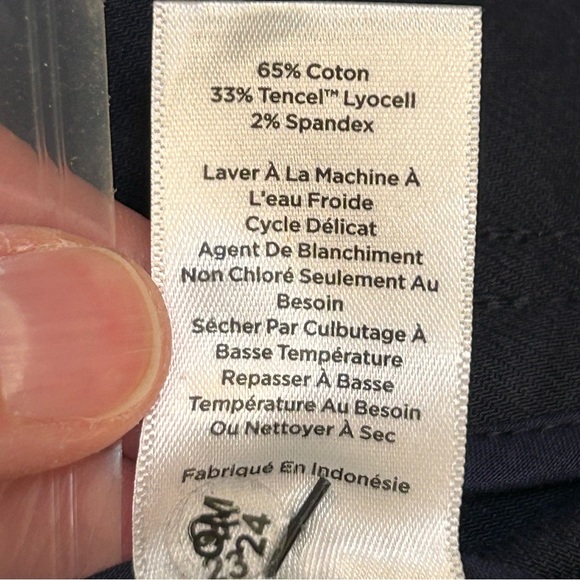 Talbots NWOT Women’s Navy Safari Field Jacket Cotton Blend, size Medium - Picture 13 of 16